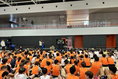 Paletas Marpa con el Valencia Basket.