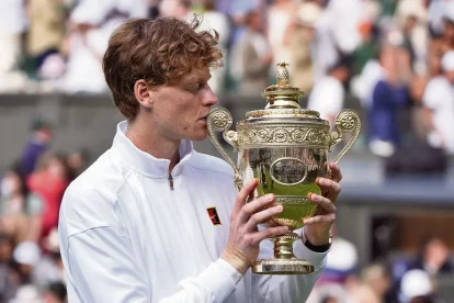 Jannik Sinner va obtenir els títols a Wimbledon i Austràlia. - EUROPA PRESS