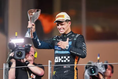 El britànic Lando Norris va guanyar el 2025 el seu primer Mundial de Fórmula 1. - EUROPA PRESS