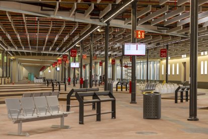 Així és la nova estació d'autobusos de Lleida