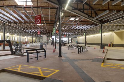 Així és la nova estació d'autobusos de Lleida