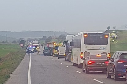 L'accident s'ha produït a l'altura del punt quilomètric 110.