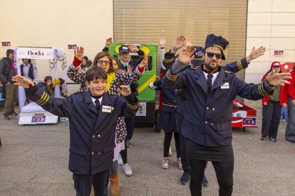 Cursa de Llits del Carnaval de Lleida 2026.