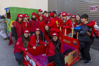 Cursa de Llits del Carnaval de Lleida 2026.