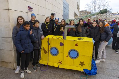 Cursa de Llits del Carnaval de Lleida 2026.