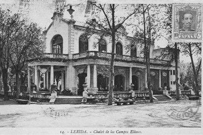 El Chalet de los Camps Elisis en 1929.