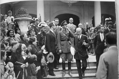 Una visita del rey Alfonso XIII.