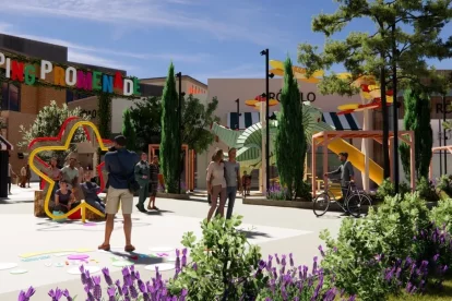 Imatge virtual de com es preveu que sigui el centre comercial Shopping Promenade de Lleida. - SHOPPING PROMENADE LLEIDA