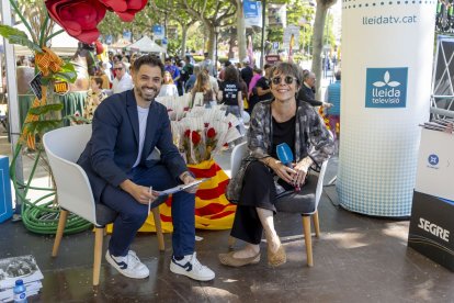 Diada de Sant Jordi a la ciutat de Lleida.
