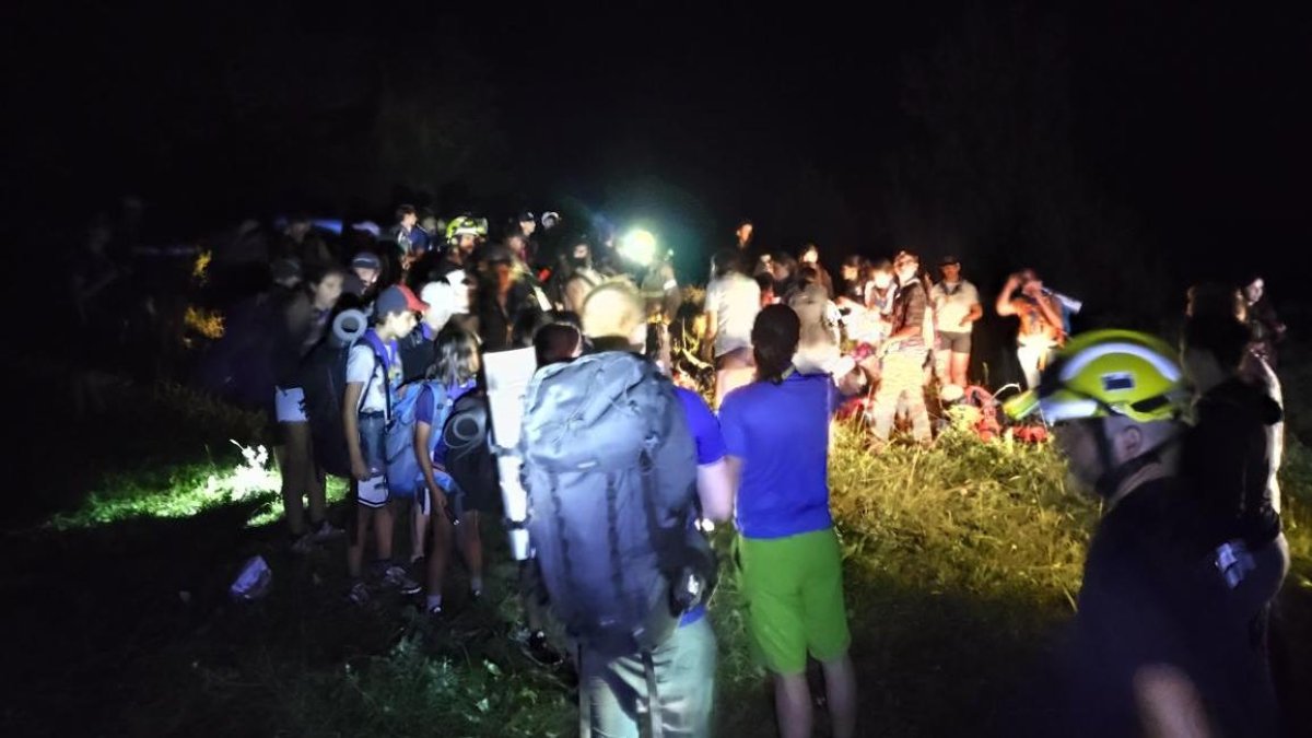 Rescatan de madrugada en Vilaller a 41 niños de un ‘esplai’ de Lleida
