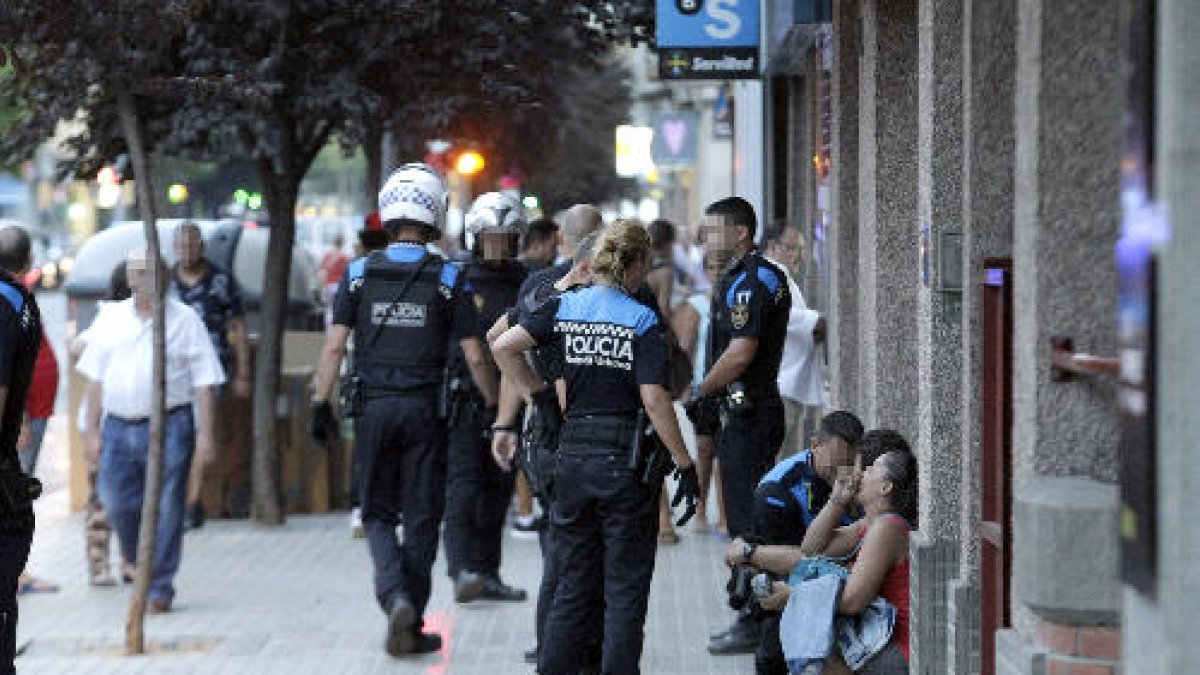 Imatge de l’aldarull al segon passeig de Ronda.