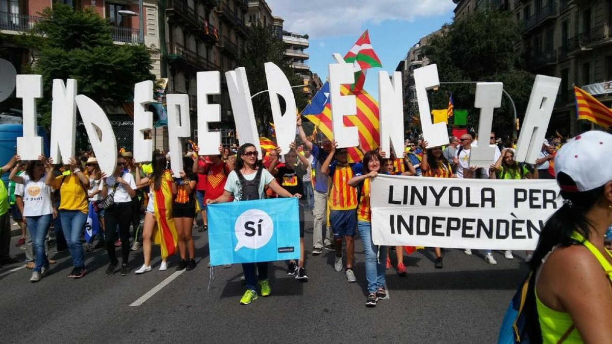 Recopilación de imágenes de los actos de la Diada de Catalunya en las comarcas leridanas