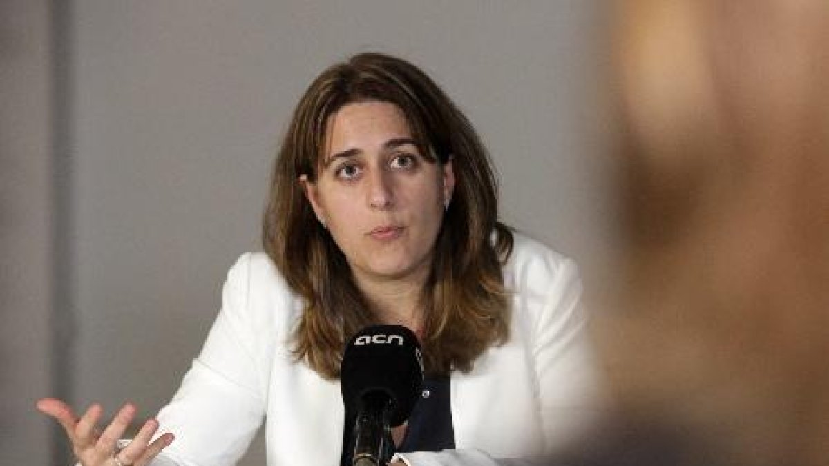 La coordinadora general del PDECat, Marta Pascal, va instar ahir la CUP a avançar en els pressupostos.