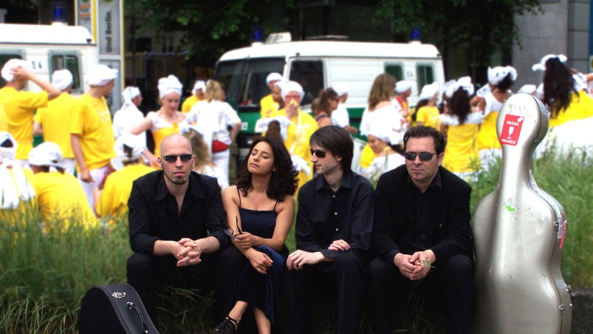 La formació berlinesa Deutsche Fado Quartet, fusió lusitana i germànica per al Festival Interfado.