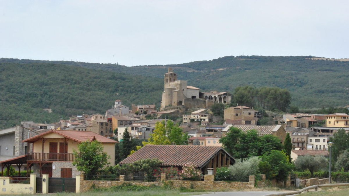 Una vista del poble d'Àger