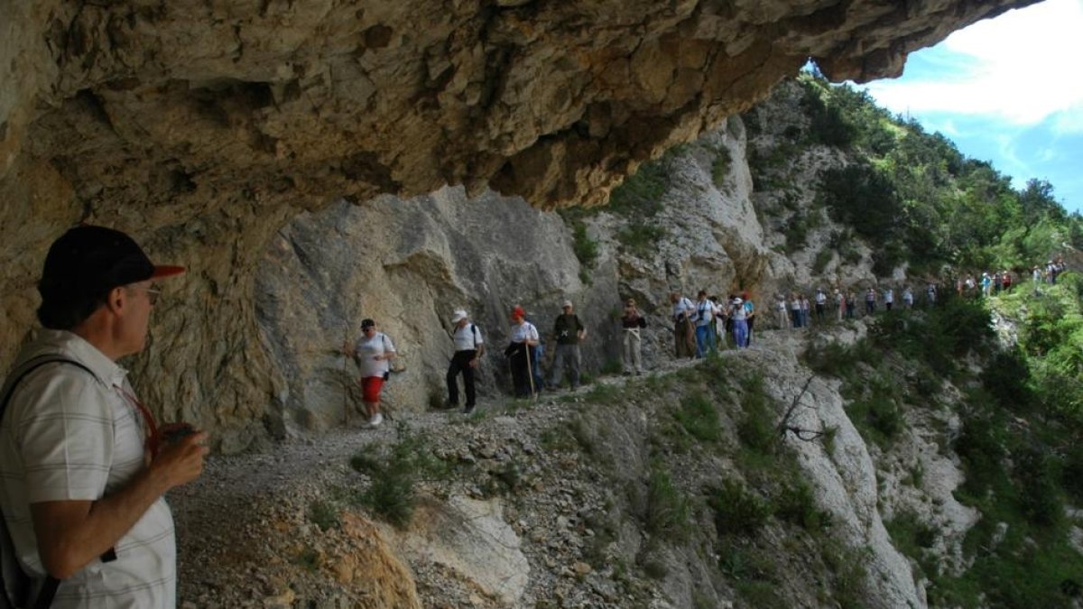 Imatge d’arxiu del congost de Mont-rebei.