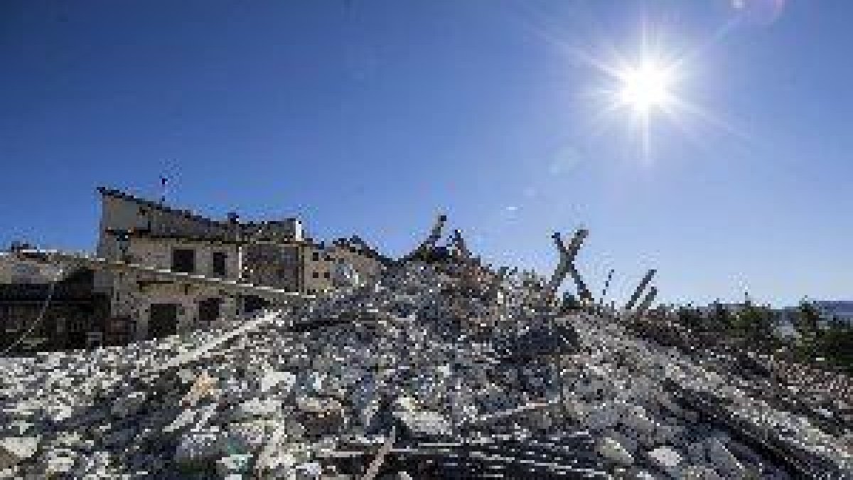 El terremoto de Italia desplazó el suelo varios centímetros, según la ESA