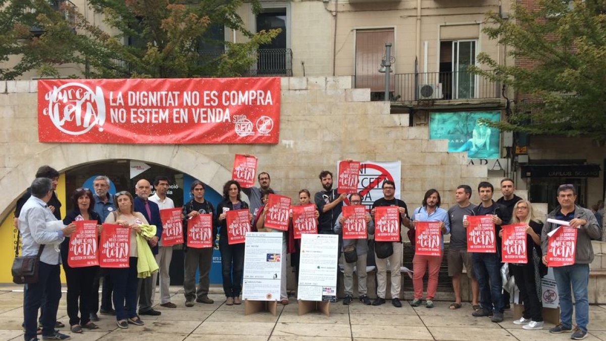 La Plataforma Contra el CETA/TTIP de Ponent-Pirineus.