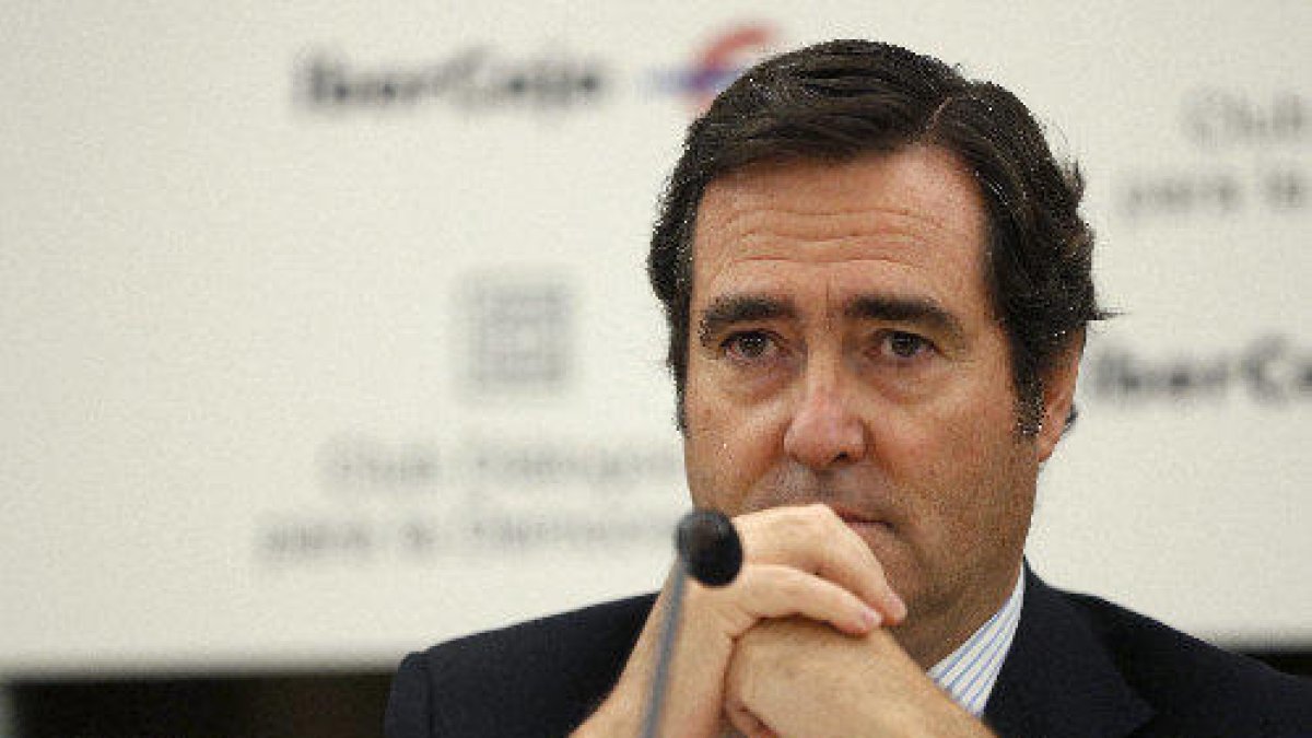 El president de Cepyme, Antonio Garamendi.