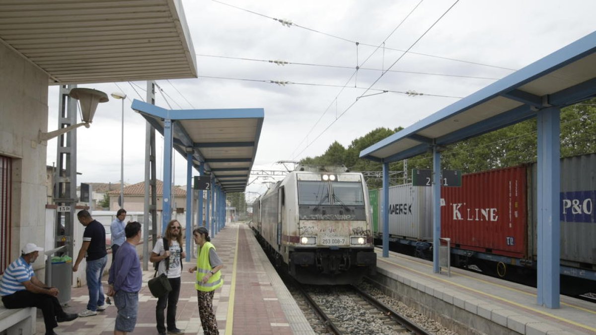 Imatge d’un tren de Rodalies avariat el passat 15 de setembre a les Borges