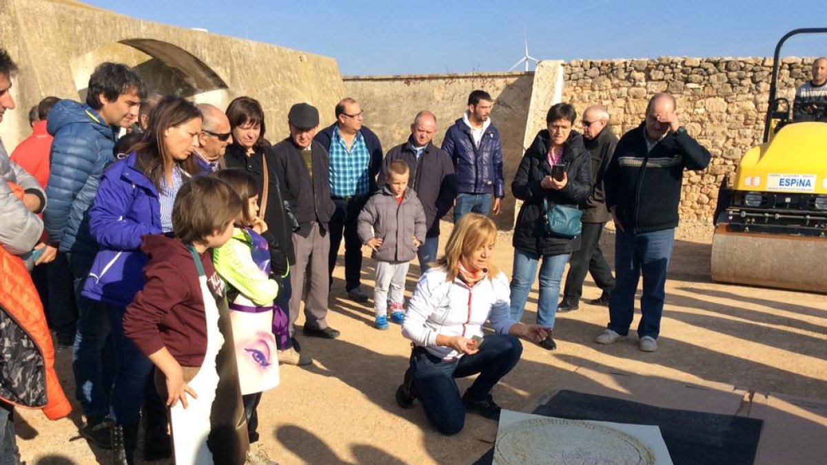 La sessió de gravats gegants en l’edició de l’any passat.