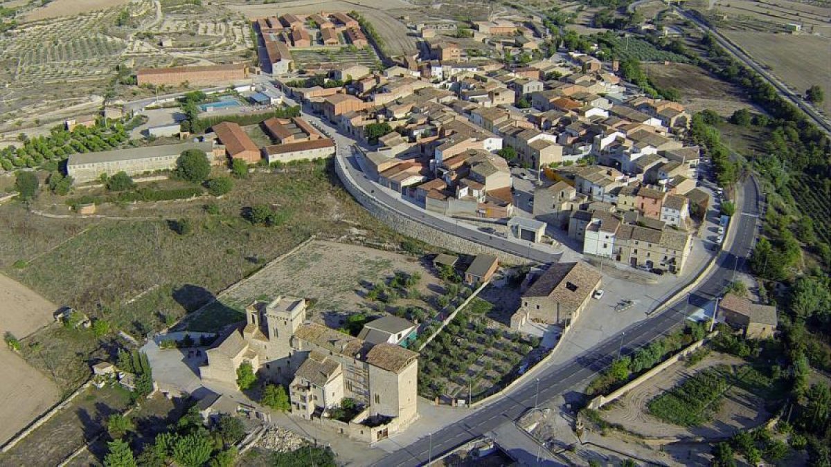 Vista panoràmica del nucli urbà de la Floresta.