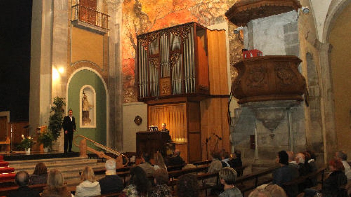 Concert diumenge passat a Santa Maria de l’Alba de Tàrrega.