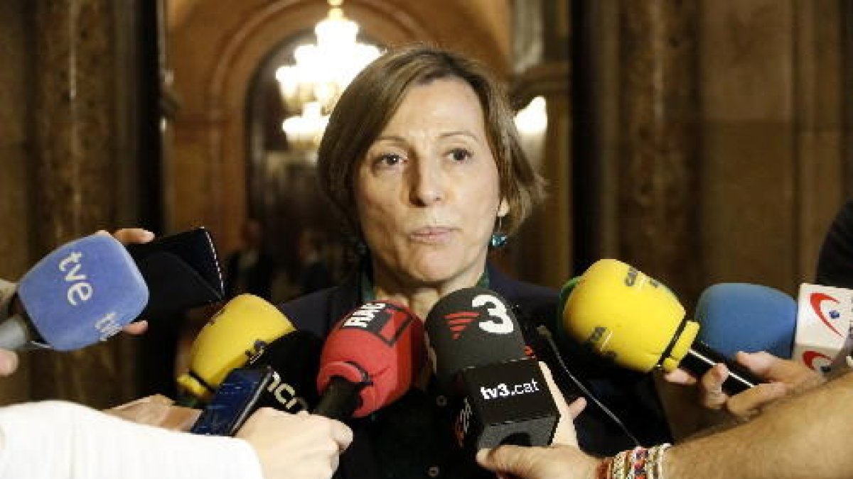 Forcadell va defensar la seua actuació i va avisar la Fiscalia que ho tornaria a fer.