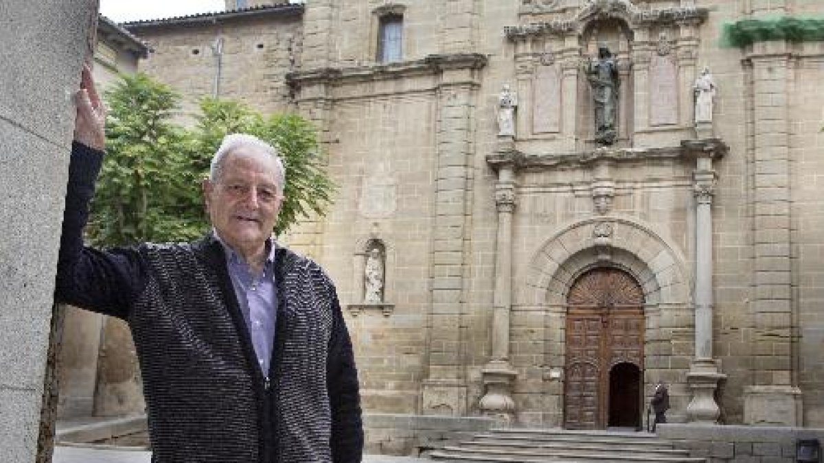 El rector de Guissona, Ramon Balagué, que ha d’atendre quinze localitats.