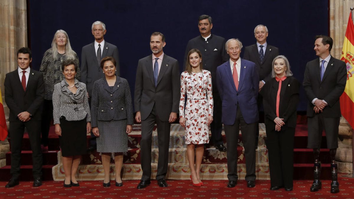 Els reis van lliurar ahir els premis Princesa d’Astúries 2016 a Oviedo.