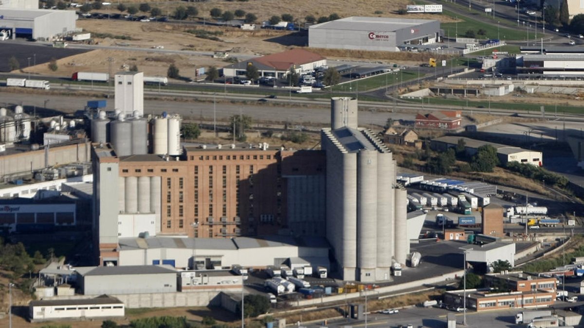 Vista aèria d’instal·lacions del hòlding a Lleida.