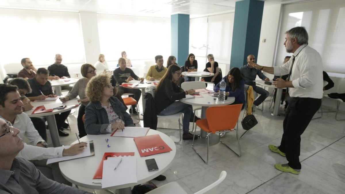 Jornada de promoció del comerç electrònic ahir a Lleida.