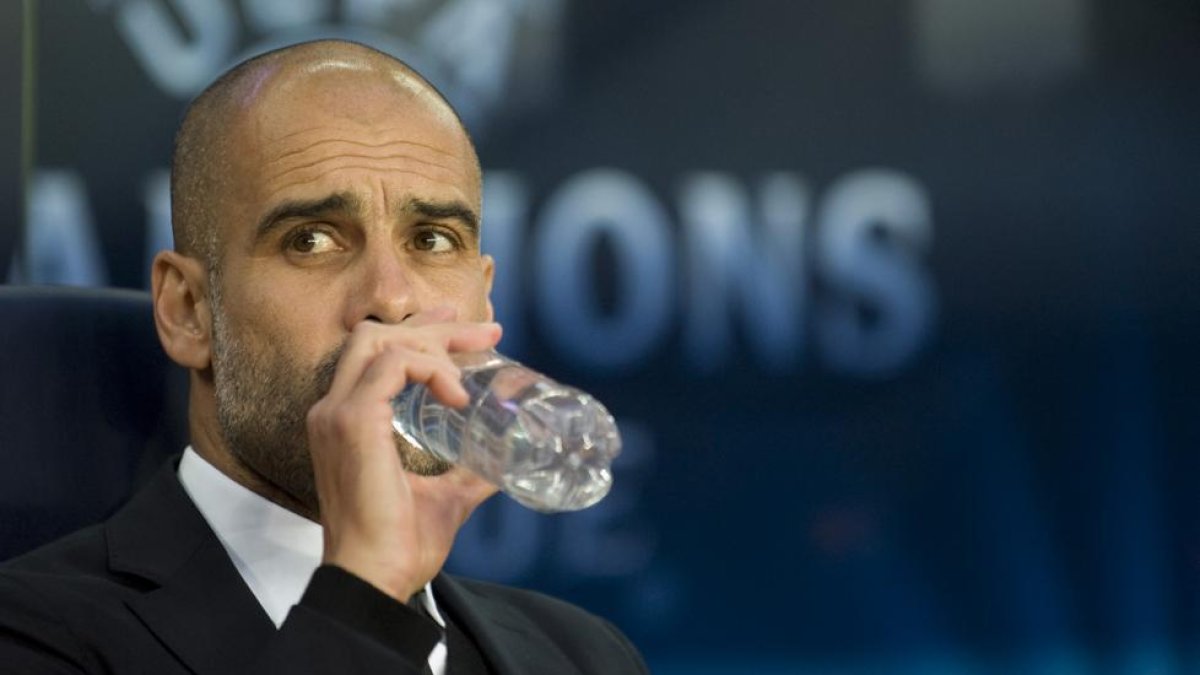 Pep Guardiola al Barça-City.