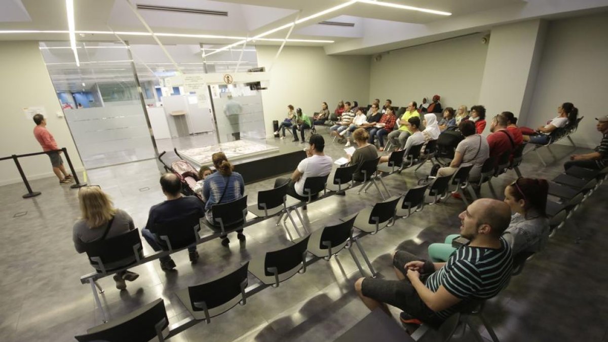 L'oficina del Servei Català d'Ocupació a Lleida.