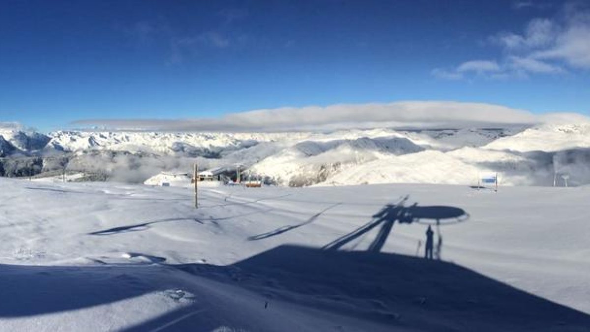 Zones nevades a les pistes de Baqueira-Beret, on s’han assolit els 30 centímetres.