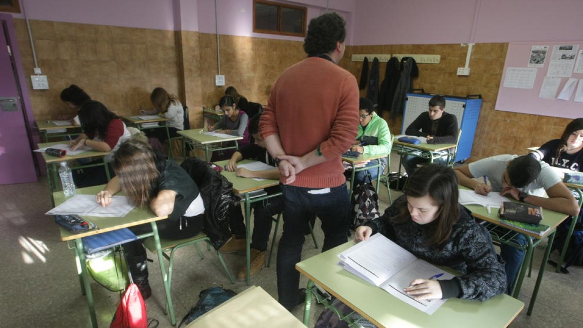 Imatge d’arxiu d’una prova de nivell a Lleida.