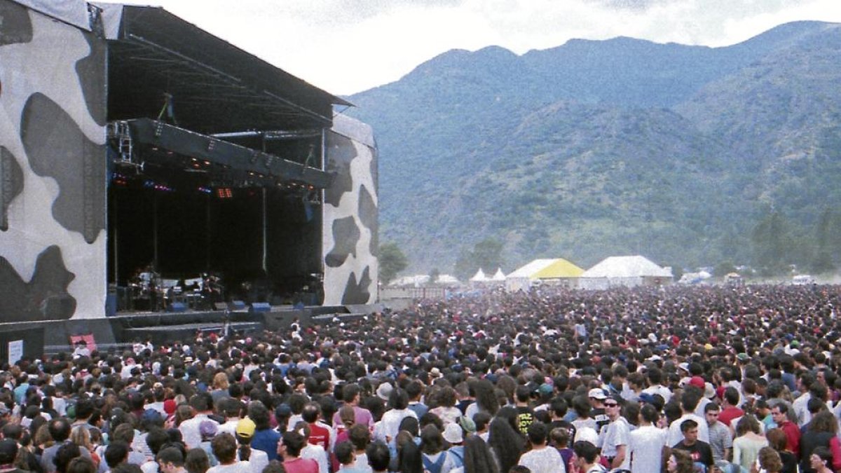 Las tres ediciones del festival de Escalarre, entre 1996 y 1998, atrajeron a miles de personas.