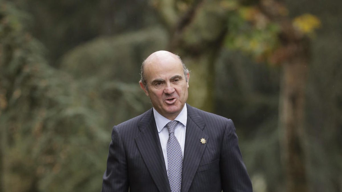 El ministre d’Economia, Luis de Guindos.