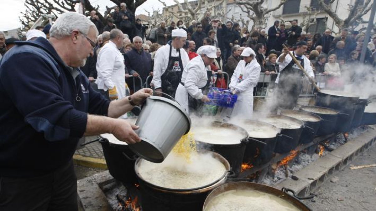 Imatge de l’elaboració del Ranxo de l’any passat.