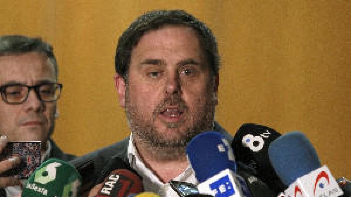 Junqueras obre la porta a accelerar el referèndum si hi ha atacs de l’Estat