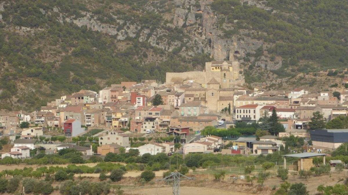Vista del pueblo de Os de Balaguer.