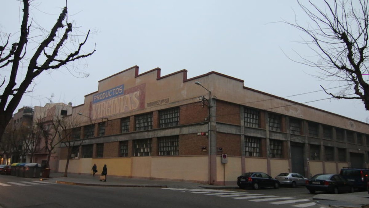 La fábrica de galletas Virginias, en el barrio de Pardinyes.