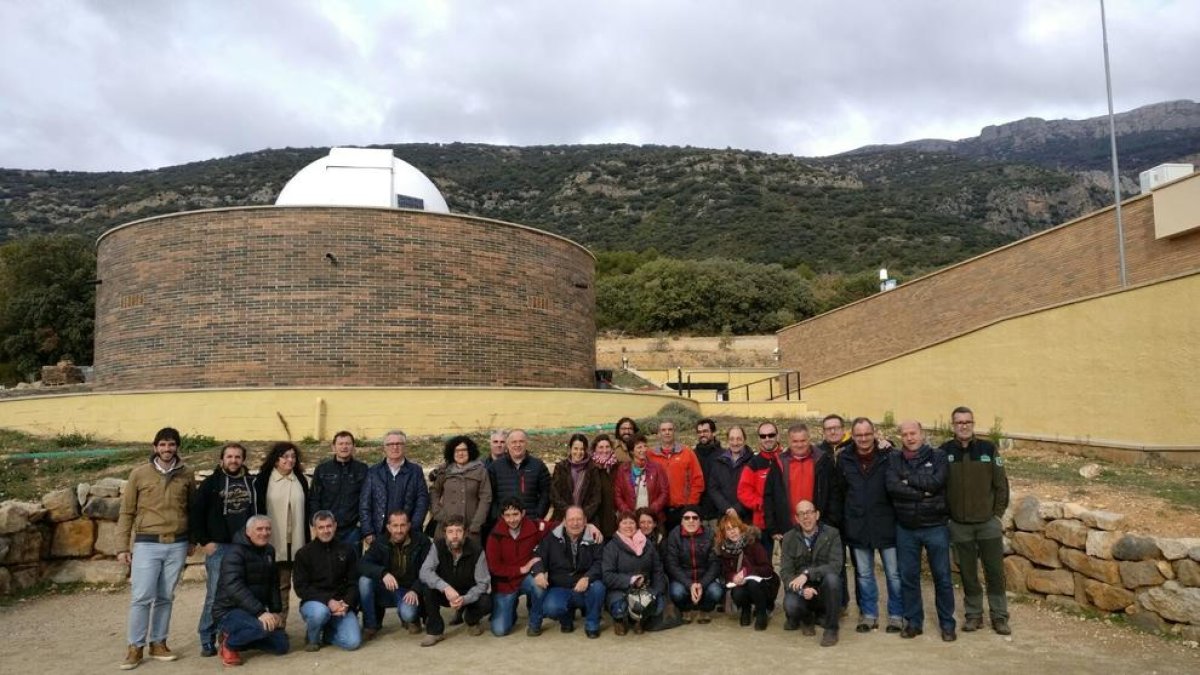 Los trabajadores del Parc Nacional d’Aigüestortes en Àger. 