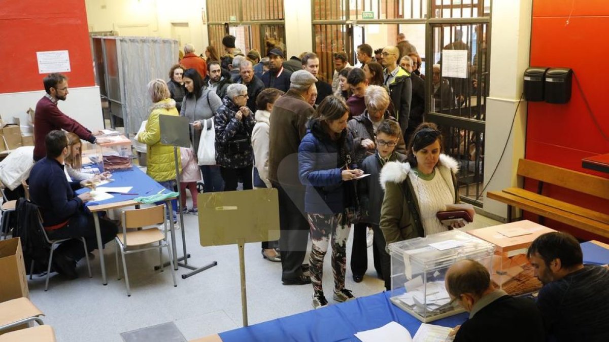 Jornada electoral en Lleida ciudad y comarcas