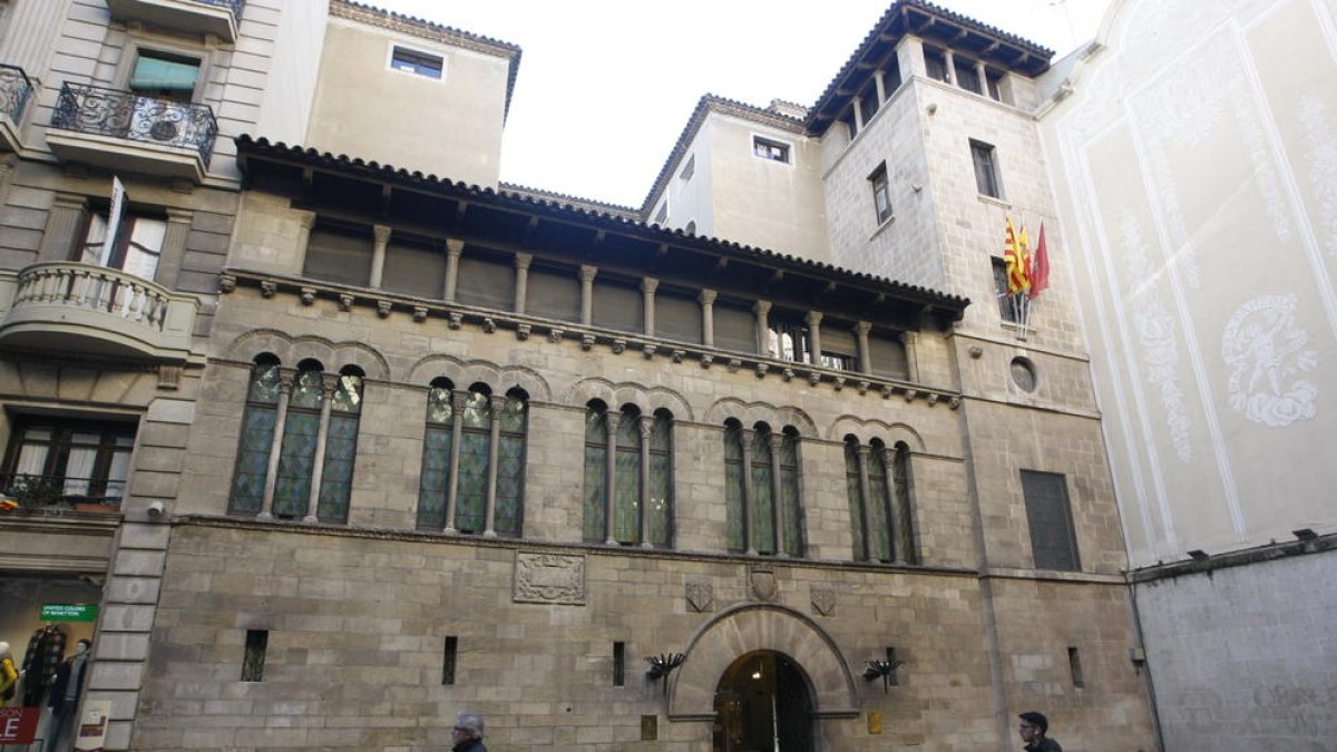 La façana del Palau de la Paeria.
