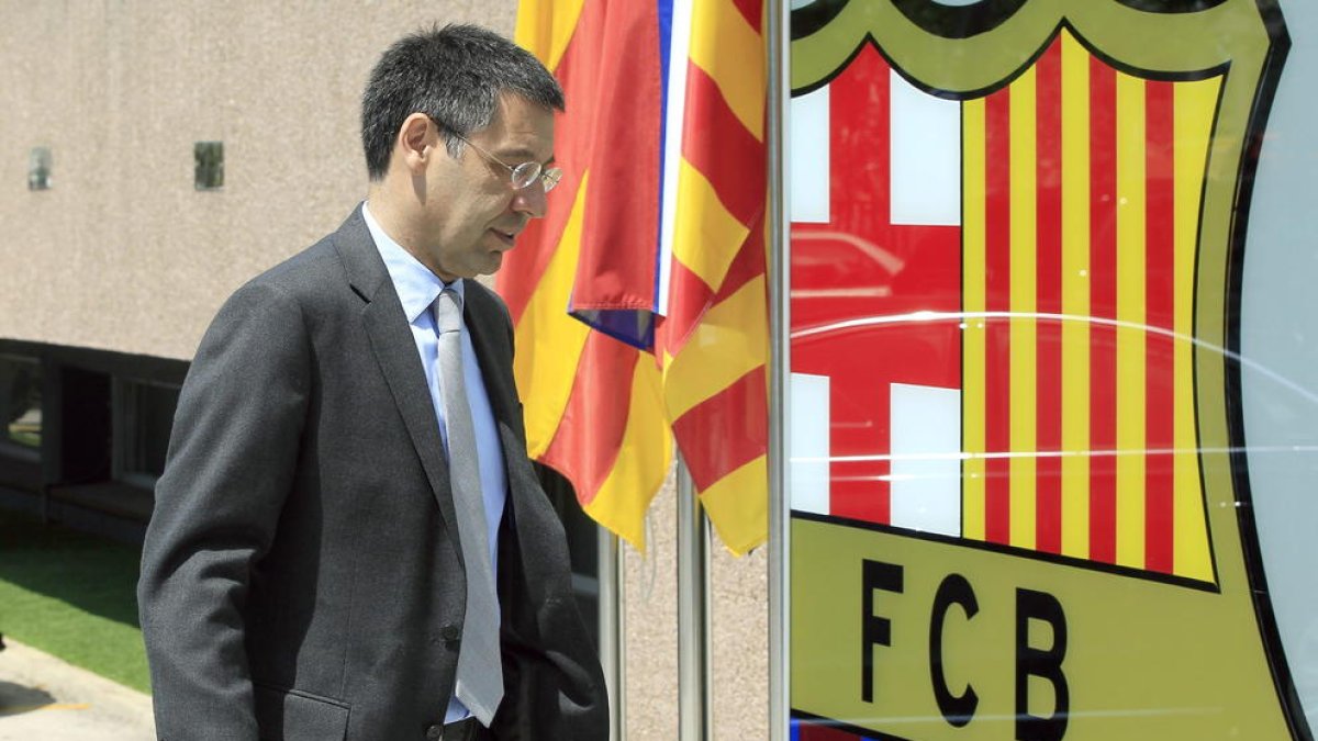 Josep Maria Bartomeu va qualificar de sorpresa la decisió del TAS sobre el recurs del Reial Madrid.