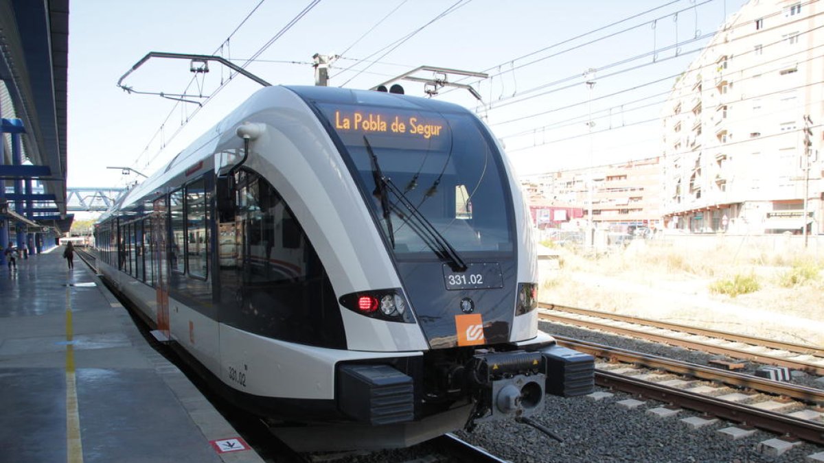 El tren de la Pobla a Lleida.