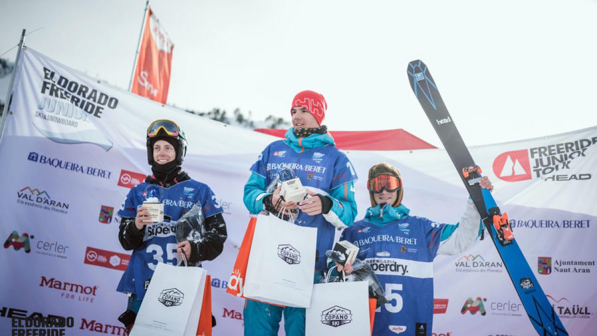 L’aranès Abel Moga guanya l’Eldorado Freeride Junior a Baqueira