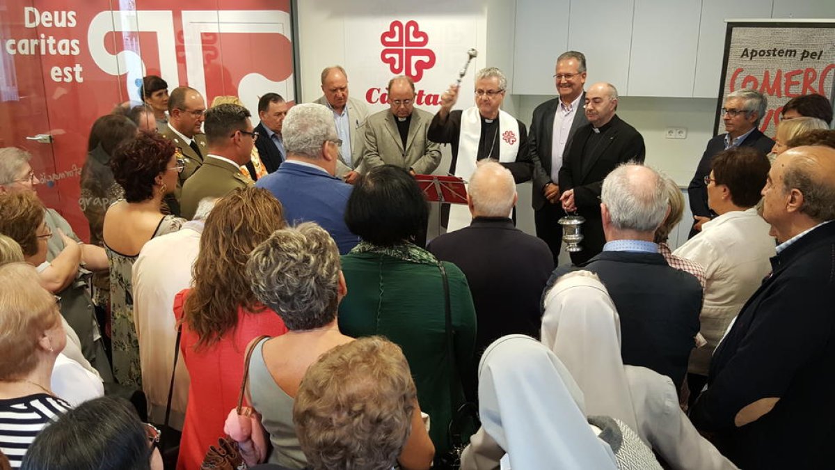 L’arquebisbe d’Urgell, Joan-Enric Vives, va presidir la inauguració.