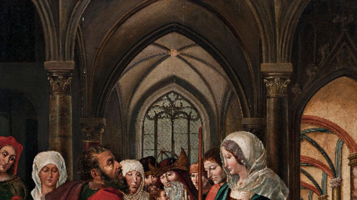 Presentació del Nen Jesús al Temple, la taula de la polèmica.